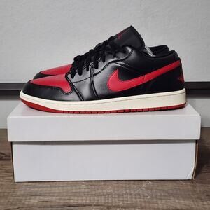 Nike Air Jordan 1 Low (DC0774-061) Women’s Shoes Sneakers Size 12 Black/Red